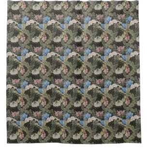 William Morris Decorative Art Wreath Pattern Douchegordijn