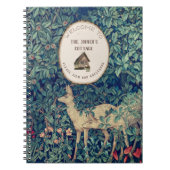William Morris Deer & Cabin Guest Welkom Notitieboek (Voorkant)