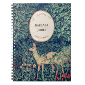 William Morris Deer & Cabin Guest Welkom Notitieboek (Voorkant)