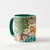 William Morris Deer van een Brook Beige en Green  Mok (Voorkant links)