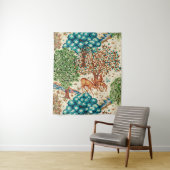 William Morris Deer van een Brook Beige Wandkleed (In situ)