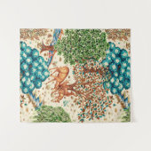 William Morris Deer van een Brook Beige Wandkleed (Voorkant (horizontaal))
