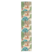William Morris Deer van een Brook Tapestry Beige Korte Tafelloper (Voorkant)