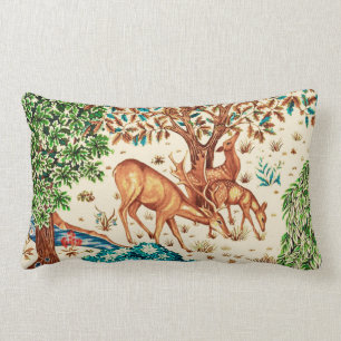 William Morris Deer van een Brook Tapestry Beige Kussen