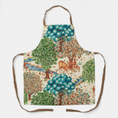 William Morris Deer van een Brook Tapestry Beige Schort (Voorkant)