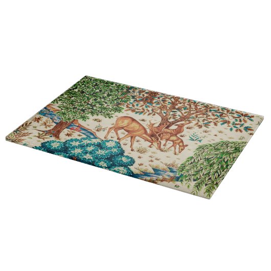 William Morris Deer van een Brook Tapestry Beige Snijplank (Hoek)