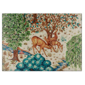 William Morris Deer van een Brook Tapestry Beige Snijplank (Voorkant)