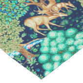 William Morris Deer van een Brook Tapestry Indigo Korte Tafelloper (Hoek)