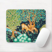 William Morris Deer van een Brook Tapestry Indigo Muismat (Met muis)