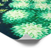 William Morris Deer van een Brook Tapestry Indigo Poster (Hoek)