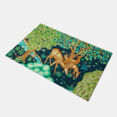 William Morris Deer van een Brook Tapestry Print Deurmat (Schuin)