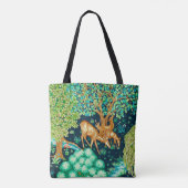 William Morris Deer van een Brook Tapestry Print Tote Bag (Achterkant)