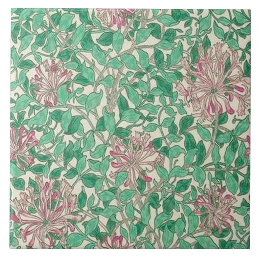 William Morris design 010 tegel Tegeltje (Voorkant)