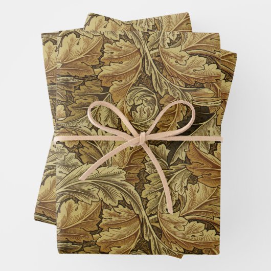 William Morris Design #2 Inpakpapier Vel (In situ)