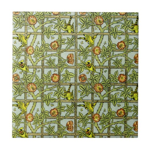 William Morris Design #5 Tegeltje (Voorkant)