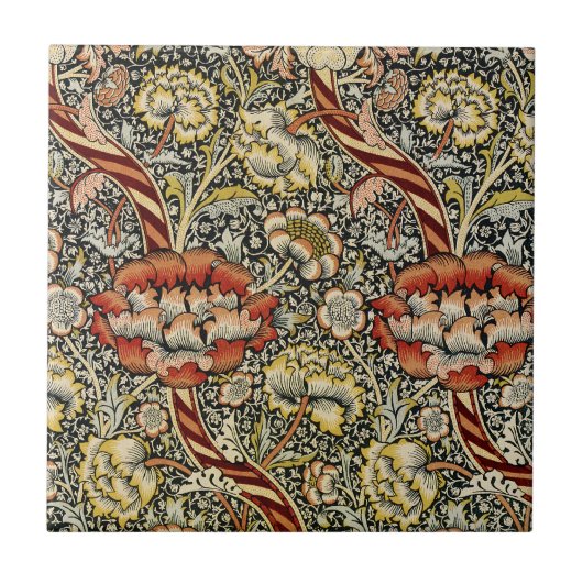 William Morris Design #9 Tegeltje (Voorkant)