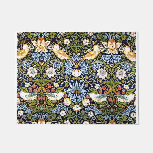 William Morris design - Aardbeiendief Deurmat (Voorkant)