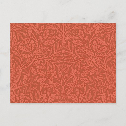 William Morris design, Acorns and Oak Leaves Briefkaart (Voorkant)