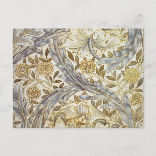 William Morris design, African Marigold Briefkaart (Voorkant)