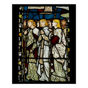 William Morris design, All Saints Perfect Poster