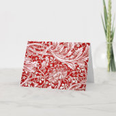 William Morris design, Arcadia Feestdagen Kaart (Voorkant)