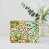 William Morris design, Artichoke Briefkaart (Staand voorkant)