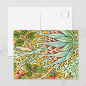 William Morris design, Artichoke Briefkaart (Voorkant / Achterkant)