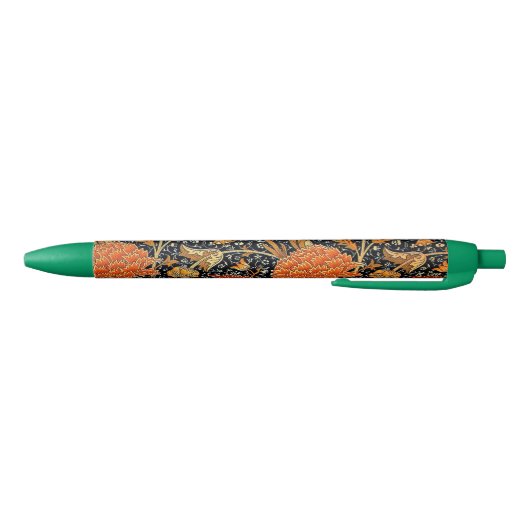 William Morris design - Cray Zwarte Inkt Pen (Bodem)
