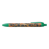 William Morris design - Cray Zwarte Inkt Pen (Bovenkant)