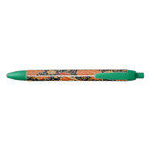 William Morris design - Cray Zwarte Inkt Pen (Achterkant)
