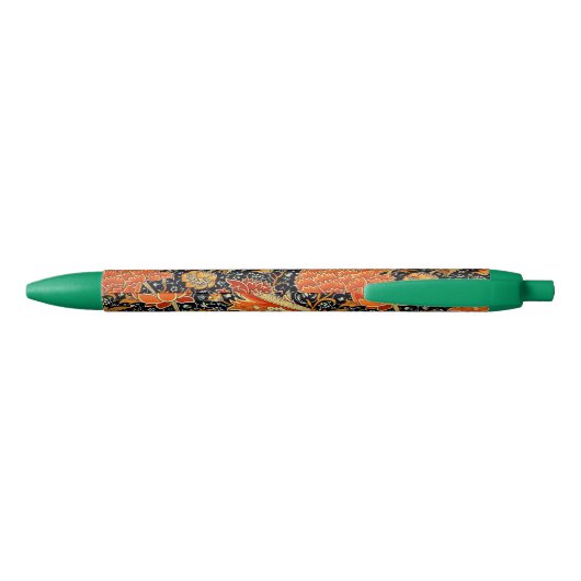 William Morris design - Cray Zwarte Inkt Pen (Achterkant)