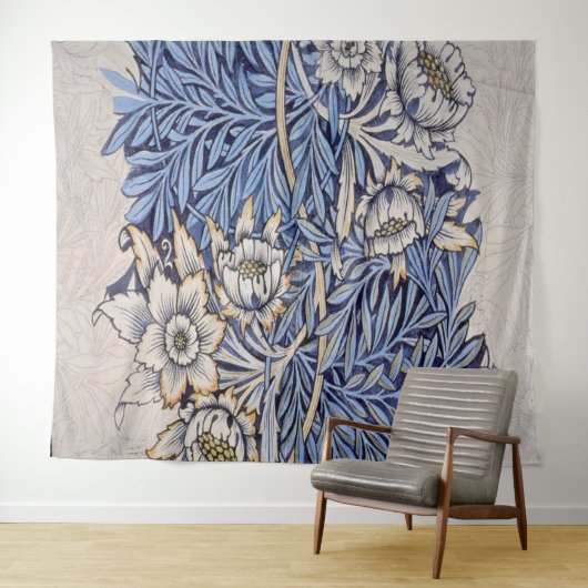 William Morris-design met mooie Art Nouveau Wandkleed (In Situ (horizontaal))