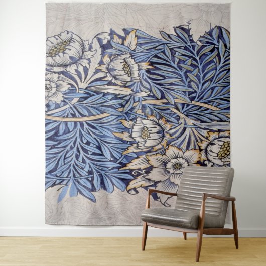 William Morris-design met mooie Art Nouveau Wandkleed (In situ)