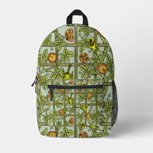 William Morris Design No. 5 Bedrukte Rugzak (Voorkant)