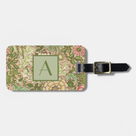 William Morris Design Norwich Pattern Bagagelabel