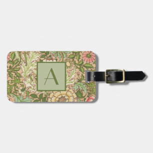 William Morris Design Norwich Pattern Bagagelabel