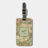 William Morris Design Norwich Pattern Bagagelabel (Voorkant verticaal)