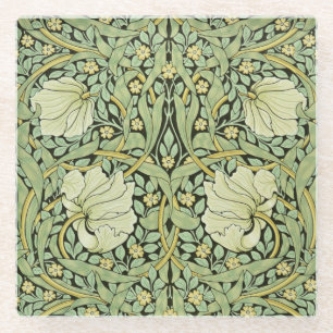 William Morris  design, Pimpernel Glazen Onderzetter