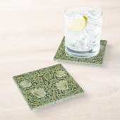 William Morris design, Pimpernel, Glazen Onderzetter (Schuin)