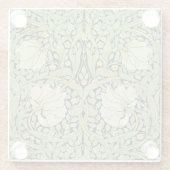 William Morris design, Pimpernel, Glazen Onderzetter (Achterkant)
