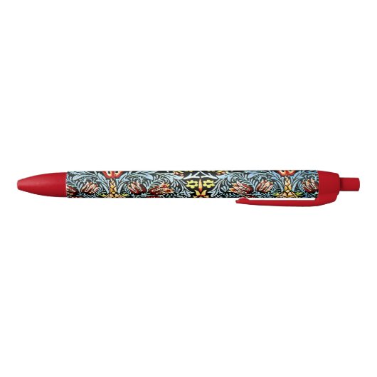 William Morris design, Snakeshead Zwarte Inkt Pen (Bodem)