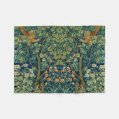 William Morris Design  Stijl Fleece Deken (Voorkant (Horizontaal))