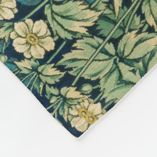 William Morris Design  Stijl Fleece Deken (Hoek)