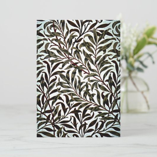 William Morris design, Willow Bough Kaart (Staand voorkant)