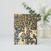 William Morris design, Woodpecker Briefkaart (Staand voorkant)