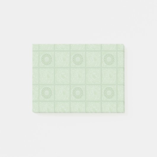 William Morris Diaper groen tegelpatroon Post-it® Notes (Voorkant)
