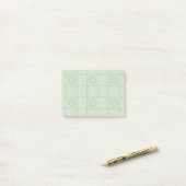 William Morris Diaper groen tegelpatroon Post-it® Notes (Op bureau)