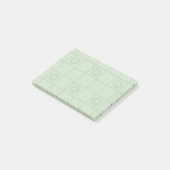 William Morris Diaper groen tegelpatroon Post-it® Notes (Schuin)