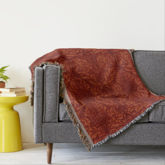 William Morris: Diepe rode Acanthus deken