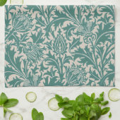 William Morris Distel Sagegroen Patroon Theedoek (Gevouwen)